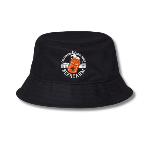 Beerfarm Black & Hazy Pale Orange Bucket Hat - Beerfarm