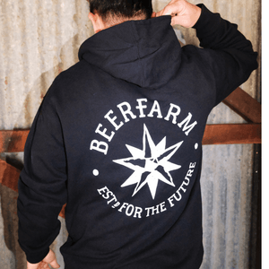 Beerfarm Black Pullover Hoodie - Unisex - Beerfarm